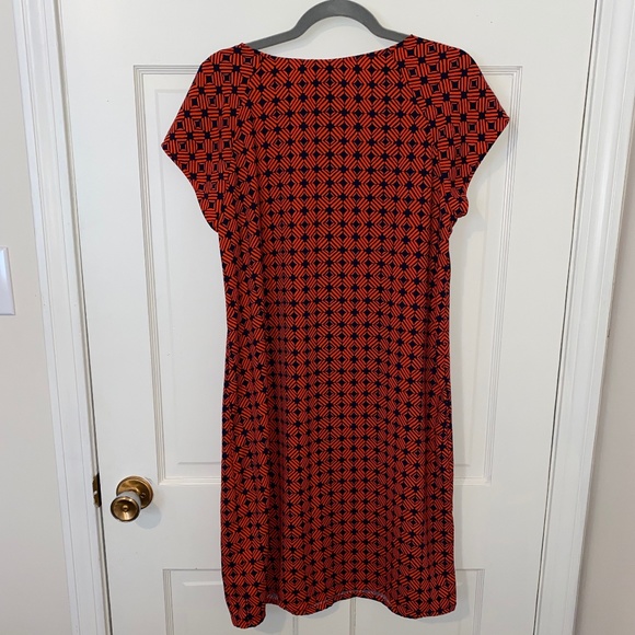 Merona Color Block Scoop Neck Midi Shift Dress - Picture 4 of 6